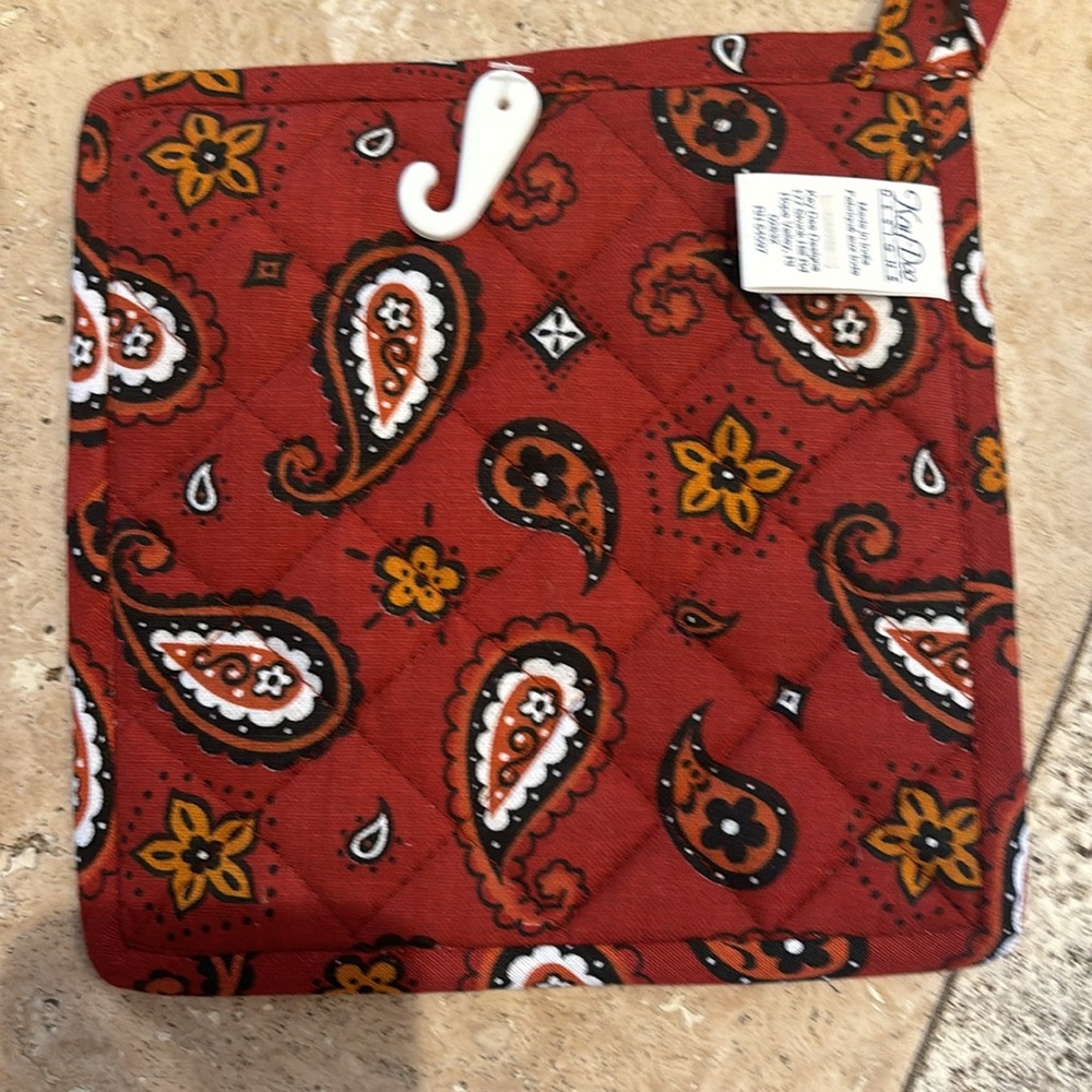 Kay Dee Austin cowboy boot dish towel and potholder. - Picture 3 of 7